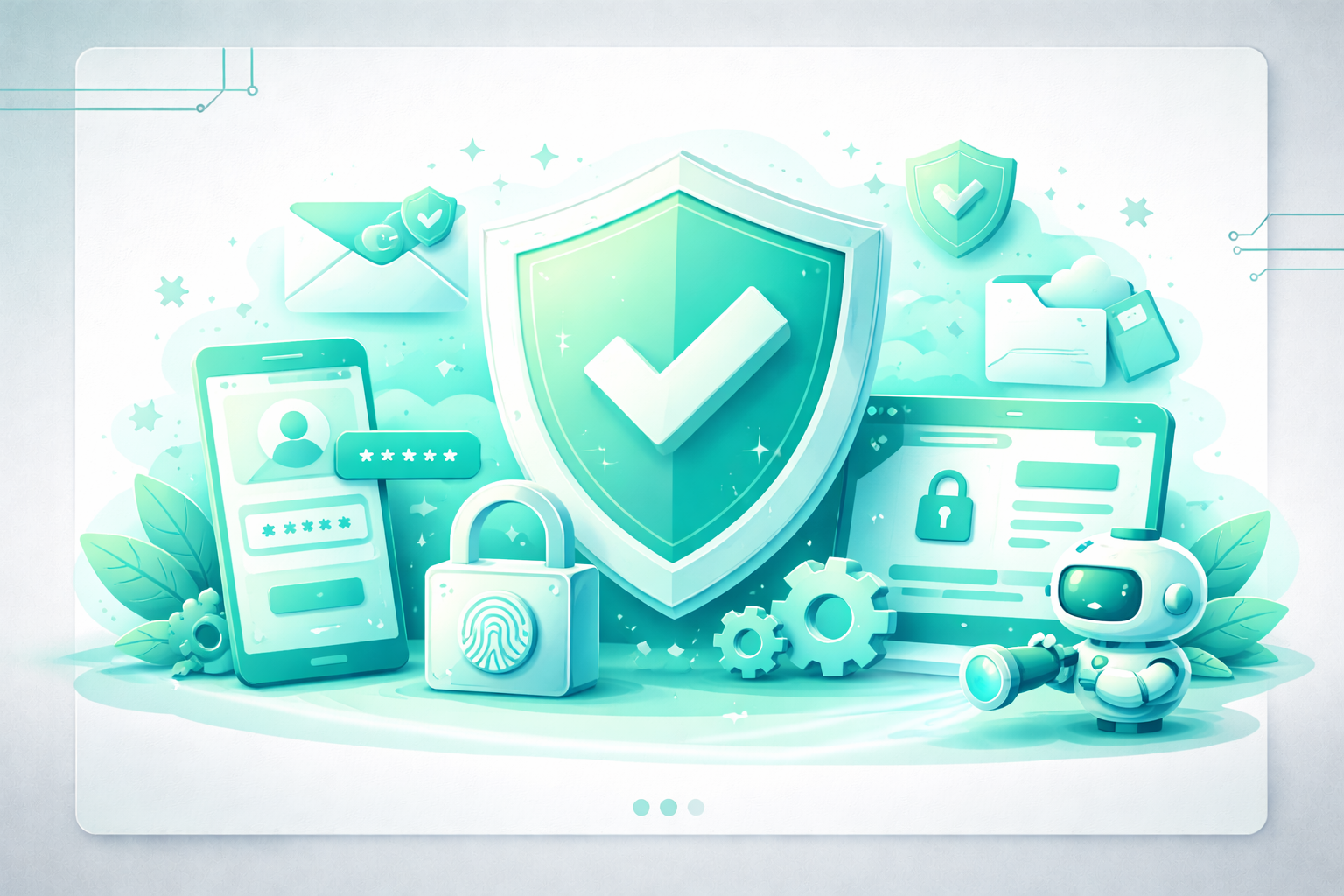 Illustration de sécurité et cadenas SSL